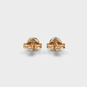 Shimmering Solitaire Diamond Stud Earrings
