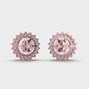 Shimmering Sunshine Diamond Stud Earrings