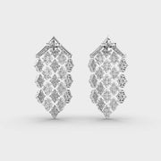 Vanity Glam Diamond Encrusted Drop Earrings