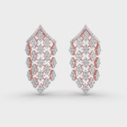 Vanity Glam Diamond Encrusted Drop Earrings