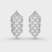 Vanity Glam Diamond Encrusted Drop Earrings