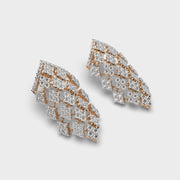 Vanity Glam Diamond Encrusted Drop Earrings