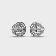 Orb From The Galaxy Diamond Earstuds