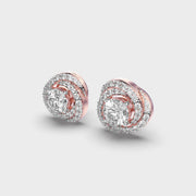 Orb From The Galaxy Diamond Earstuds