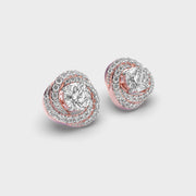 Orb From The Galaxy Diamond Earstuds