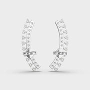 Vine Diamond Encrusted Ear Cuffs for Piercings