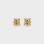 Frostbite Pattern Diamond Studs