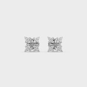 Frostbite Pattern Diamond Studs