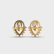 Shimmering Madame Castafore Diamond Earrings