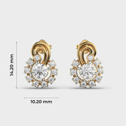 Sparkling Vintage Heirloom Diamond Earrings