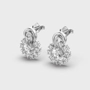 Sparkling Vintage Heirloom Diamond Earrings