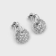 Sparkling Vintage Heirloom Diamond Earrings
