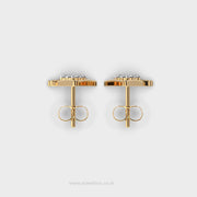 Triangular Stunning Diamond Earrings