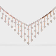 Dreams of Royalty Diamond Encrusted Necklace