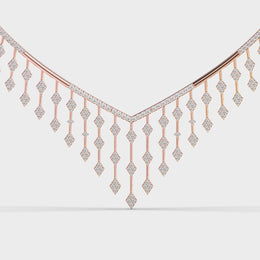 Dreams of Royalty Diamond Encrusted Necklace