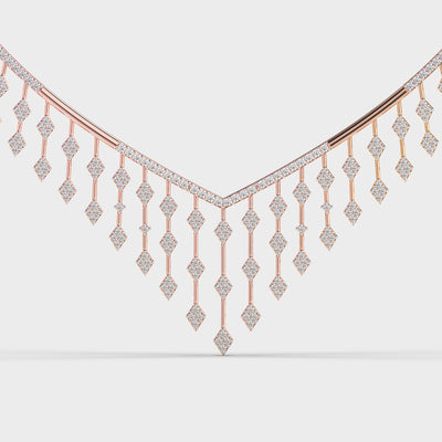 Dreams of Royalty Diamond Encrusted Necklace