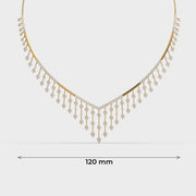 Dreams of Royalty Diamond Encrusted Necklace