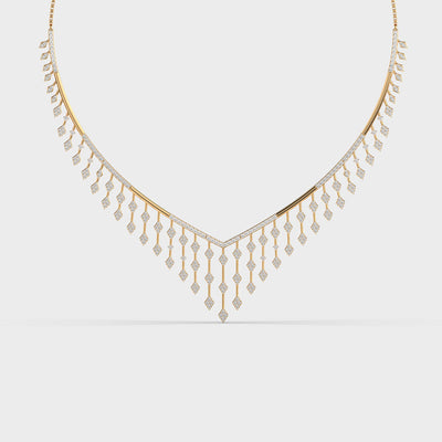 Dreams of Royalty Diamond Encrusted Necklace