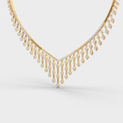 Dreams of Royalty Diamond Encrusted Necklace