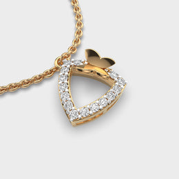 Timeless Trilogy Butterfly Diamond Pendant without Chain