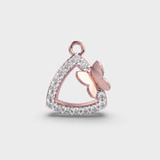 Timeless Trilogy Butterfly Diamond Pendant without Chain