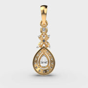 Alluring Diamond Drop Pendant without Chain