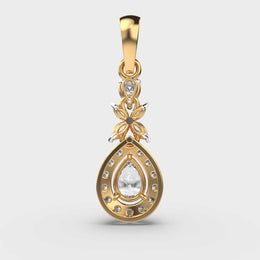 Alluring Diamond Drop Pendant without Chain