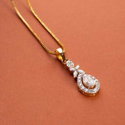 Alluring Diamond Drop Pendant without Chain