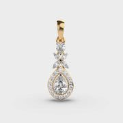 Alluring Diamond Drop Pendant without Chain