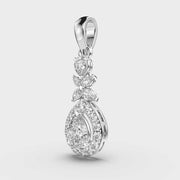 Alluring Diamond Drop Pendant without Chain