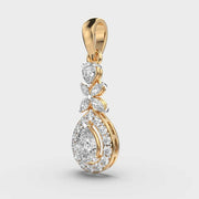 Alluring Diamond Drop Pendant without Chain
