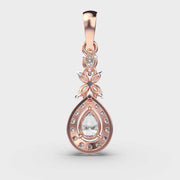 Alluring Diamond Drop Pendant without Chain