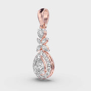 Alluring Diamond Drop Pendant without Chain
