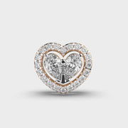 Heart in Heart Diamond Pendant