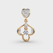 Heart Dangler Diamond Pendant