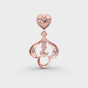 Heart Dangler Diamond Pendant