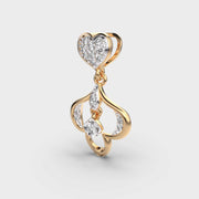 Heart Dangler Diamond Pendant