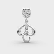 Heart Dangler Diamond Pendant