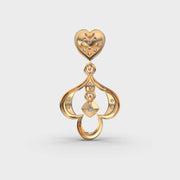 Heart Dangler Diamond Pendant