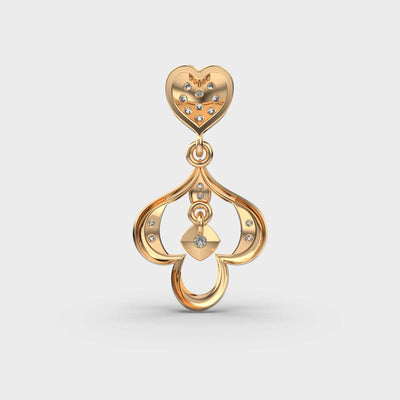 Heart Dangler Diamond Pendant