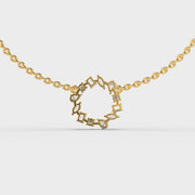 Glimmering Lustre Verse Diamond Necklace