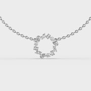 Glimmering Lustre Verse Diamond Necklace