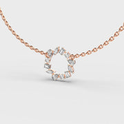 Glimmering Lustre Verse Diamond Necklace