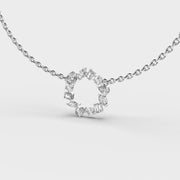 Glimmering Lustre Verse Diamond Necklace