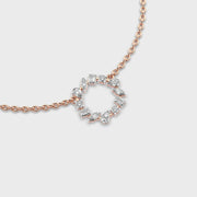 Glimmering Lustre Verse Diamond Necklace