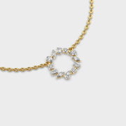 Glimmering Lustre Verse Diamond Necklace