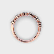 Pear Singular Stackable Diamond Ring