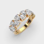 Pear Singular Stackable Diamond Ring