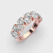 Pear Singular Stackable Diamond Ring