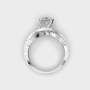 Queenship Exotic Padma Cut Diamond Solitaire Ring